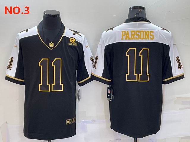 Men's Dallas Cowboys #11 Micah Parsons Jerseys NO.3;